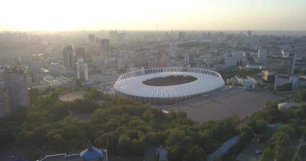 Национальный спортивный комплекс "Олимпийский". Стадион, Олимпийский 4к 4096 x 2160 пикселей — стоковое видео