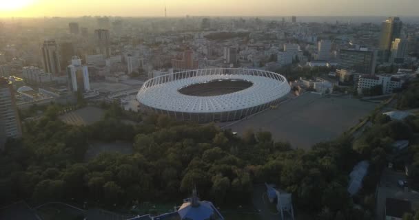 Nationale Sportkomplex "olympisch". Stadion, olympisch 4k 4096 x 2160 Pixel — Stockvideo