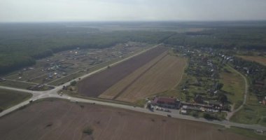 Hava bahar manzara üzerinde kavşak 4 k 4096 x 2160 piksel görüntüleme