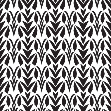 Tek renkli sorunsuz modelleri. Çizgili bir arka plan ile simetrik bir geometrik süs. Vektör çizimler.