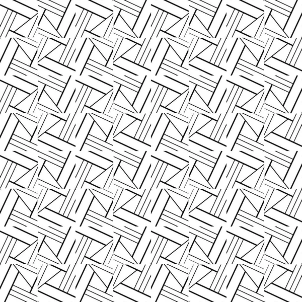 Abstrakta Vektorillustration Sömlös Geometriskt Mönster Från Kaotiskt Upprepande Siffror För — Stock vektor