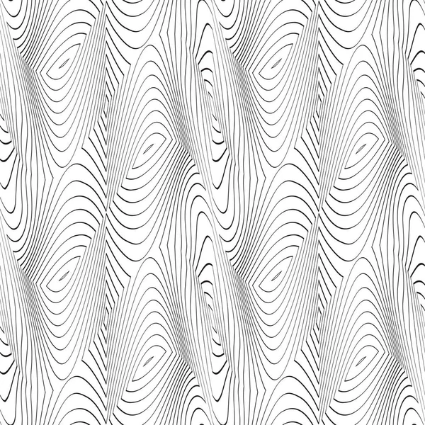Patrón Sin Costuras Que Consiste Simples Figuras Geométricas Líneas Delgadas — Archivo Imágenes Vectoriales