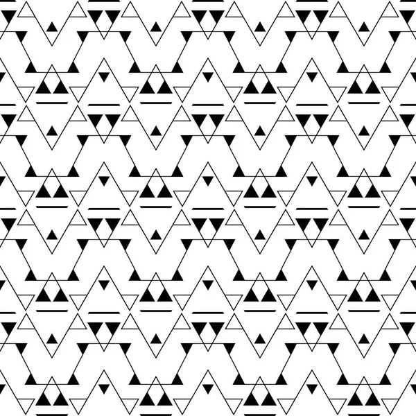 Patrón Moderno Sin Costuras Repetir Triángulos Geométricos Rombos Con Línea — Archivo Imágenes Vectoriales
