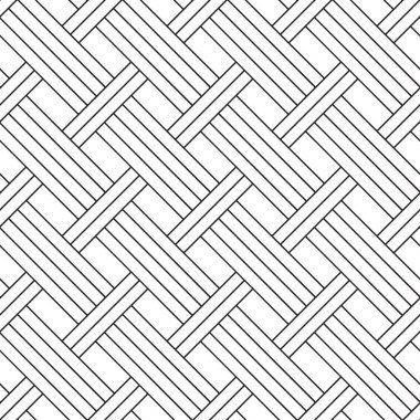 Geometrik şekiller yinelenen çapraz seamless modeli. Kapak, doku, ambalaj arka plan. Vektör çizim.