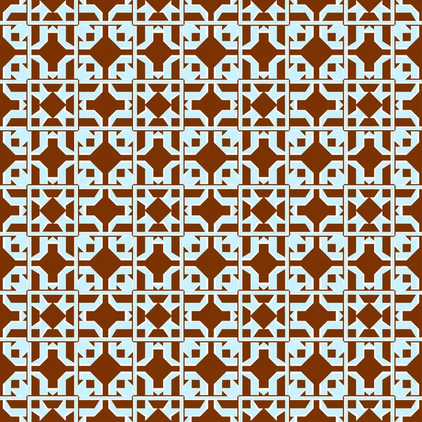 Nahtlose Geometrische Muster Regelmäßig Wiederholte Ornamente Aus Einfachen Geometrischen Figuren — Stockvektor
