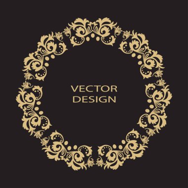 Dairesel Barok süsleme.