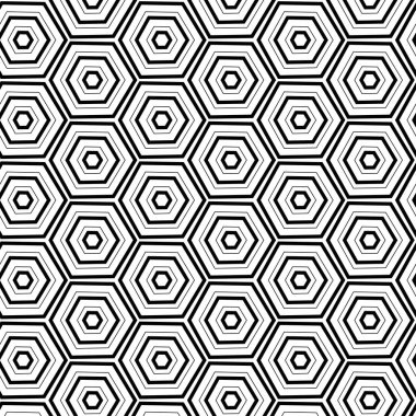 Kesintisiz geometrik şablonu. Bir renk süsleme yinelenen rakamları düşündüm. Dijital kağıt, web tasarım, tekstil basın, arka plan. Vektör resim.