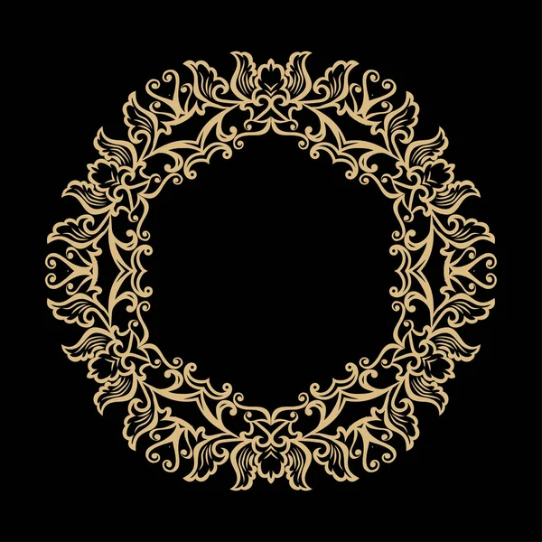 Vektör dairesel süsleme. Soyut minimalizm logosunu görmeniz gerekir. Vektör çizim.