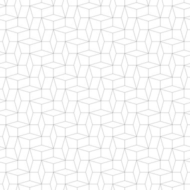Modern doğrusal seamless modeli. Yinelenen elmas, edikula üzerinden bir soyut geometrik süsleme-tasarım. Vektör grafikleri.