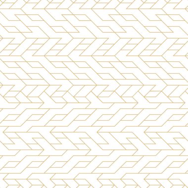 Modern doğrusal seamless modeli. Soyut geometrik süs tasarım yinelenen dikdörtgenler ve edikula. Vektör grafikleri.