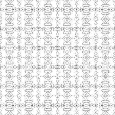 Soyut modern seamless modeli. Soyut geometrik üzerinden şık doku ince çizgi rakamlar. Vektör grafikleri.