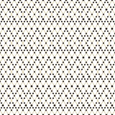 Sorunsuz imkanı bir vektör yinelenen daireler ve farklı boyutlarda edikula oluşan şablonu. Kart, bir kapak tasarımı için ince satırından bir arka plan.