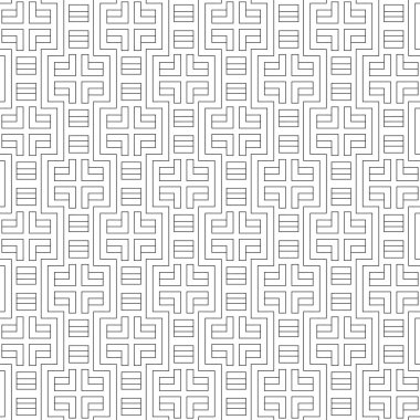 Kesintisiz geometrik çizim. Basit modern moda için bir arka plan bir kart, poster, el ilanı, bir kapak tasarımı. Vektör çizim