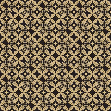 Soyut sorunsuz çiçek deseni duvar kağıdı üzerinde. Kumaş üzerinde ambalaj tasarımı Damask süsü. Vektör çizim.