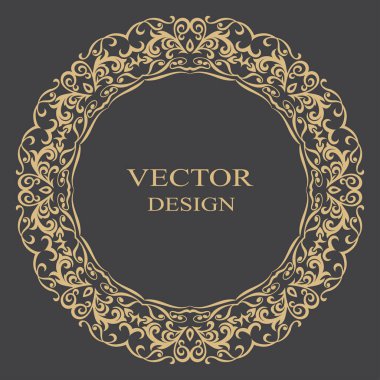 Dairesel Barok süsleme.