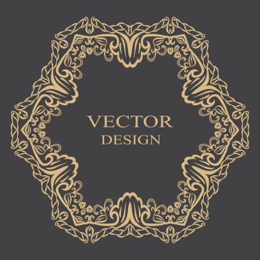 Dairesel Barok süsleme.