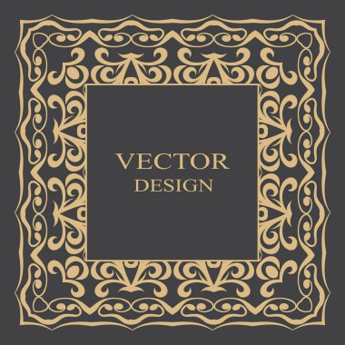 Altın Barok çerçeve.