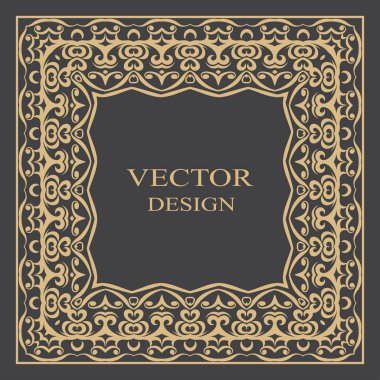 Altın Barok çerçeve.