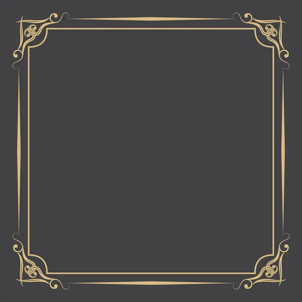 Altın dekoratif çerçeve.