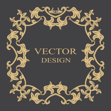 Dairesel Barok süsleme.