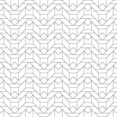 Dikişsiz modern soyut geometrik desen.