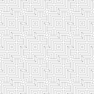 Dikişsiz modern soyut geometrik desen.