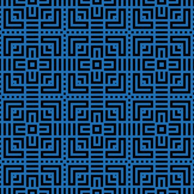 Dikişsiz modern soyut geometrik desen.