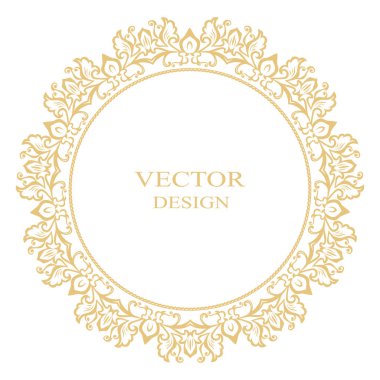 Dairesel Barok süsleme.