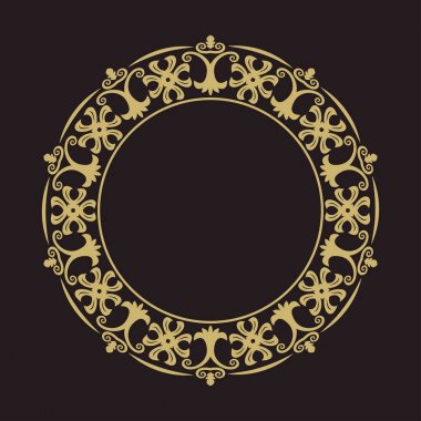 Yuvarlak Barok süsleme.