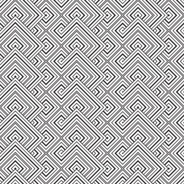 Monokrom dikişsiz desen.