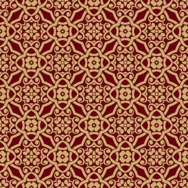 Barok tarzda dikişsiz duvar kağıdı.