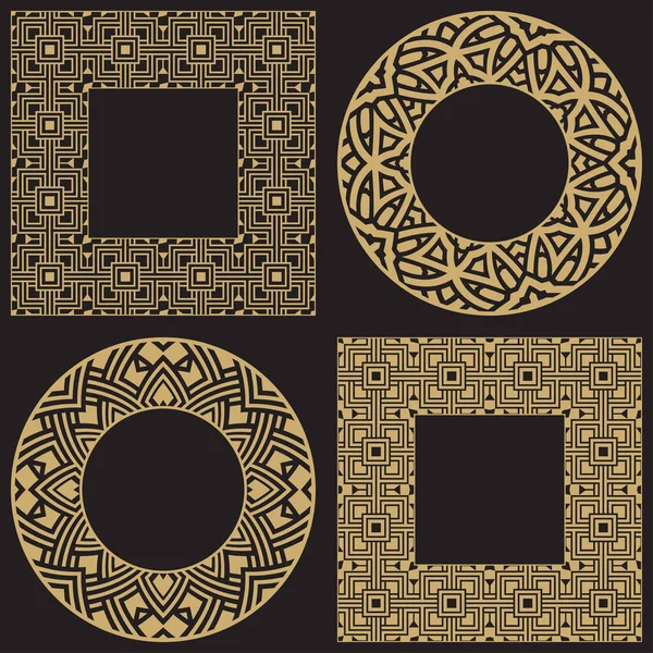 Altın dekoratif çerçeve.