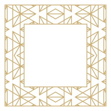 Dikdörtgen vektör süsü.