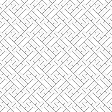 Kesintisiz geometrik vektör şablonu.