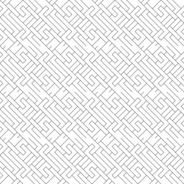 Kesintisiz geometrik vektör şablonu.