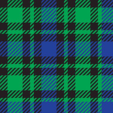 Klasik kareli tartan deseni. Kusursuz soyut doku. Geometrik renkli duvar kağıdı. İskoç kafesi. Kumaşlar, gömlekler ve tekstil üzerine vektör grafikleri.