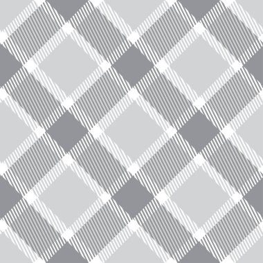 Klasik siyah gri desenli tartan. Kusursuz soyut doku. Geometrik renkli duvar kağıdı. İskoç kafesi. Kumaşlar, gömlekler ve tekstil üzerine vektör grafikleri.