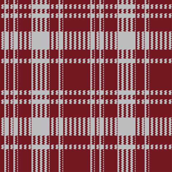 Classic red gray checkered pattern tartan. Seamless abstract texture. Geometric color wallpaper. Scottish cage. Vector graphics printing on fabrics, shirts and textiles.