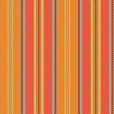 Kusursuz kırmızı-sarı duvar kağıdı. Bir şeritte modern soyut doku. Kumaşlar, gömlekler, tekstil ve perdeler üzerindeki baskı vektör grafikleri.