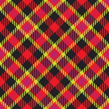 Klasik kareli tartan deseni. Kusursuz soyut doku. Geleneksel renkli çizgili duvar kağıdı. İskoç kafesi. Kumaşlar, gömlekler, perdeler ve tekstil üzerine vektör grafikleri.