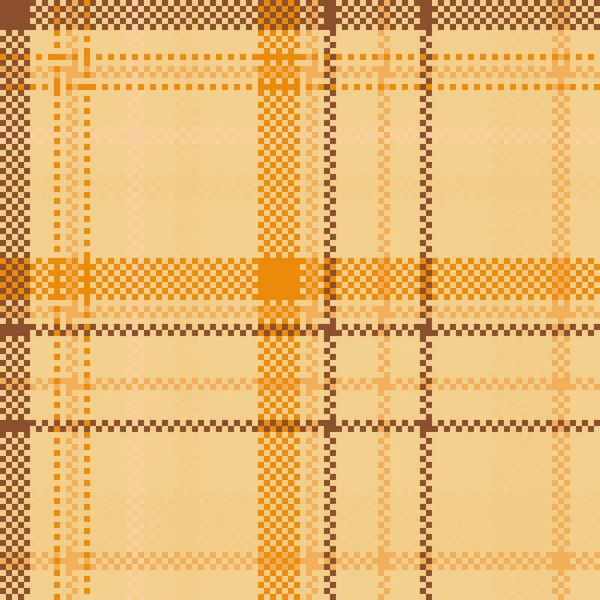 Karo Klassisches Muster Tartan Pixel Abstrakte Nahtlose Textur Traditionelle Farbtapete — Stockvektor