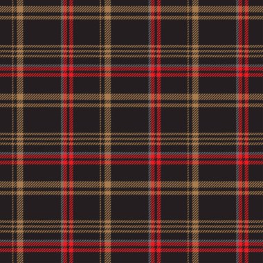 Damalı klasik desenli tartan. Soyut, pürüzsüz bir arkaplan. İskoç kafesi. Geleneksel renkli çizgili duvar kağıdı. Kumaşlar, gömlekler ve tekstil üzerine vektör grafikleri.