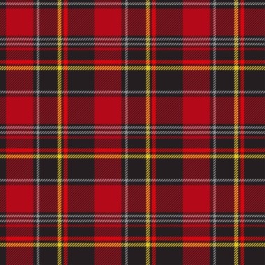 Damalı klasik desenli tartan. Soyut, pürüzsüz bir arkaplan. İskoç kafesi. Geleneksel renkli çizgili duvar kağıdı. Kumaşlar, gömlekler ve tekstil üzerine vektör grafikleri.