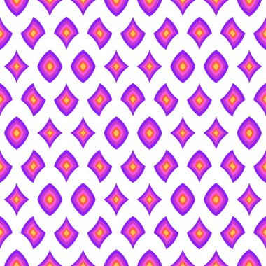 Soyut beyaz-pembe arka plan. Kusursuz geometrik vektör deseni. Basit geometrik formlara sahip modern asgari doku. Grafik tasarımı.