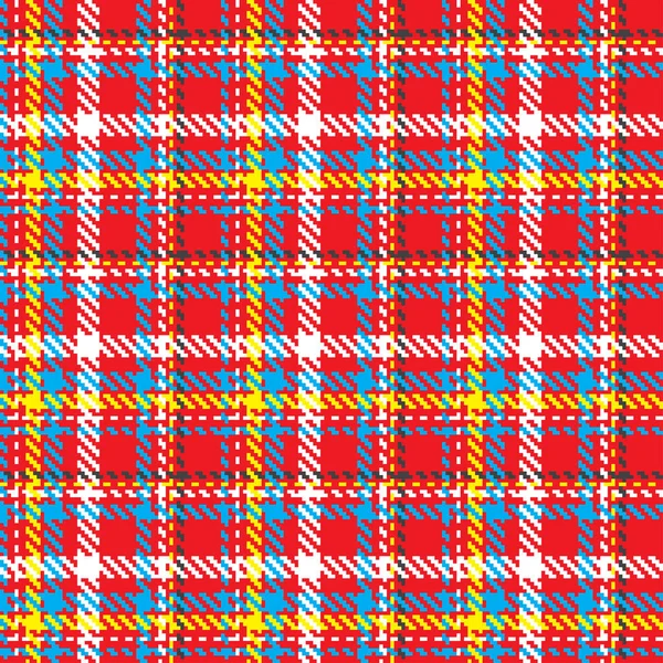 Checkered Tartan Padrão Clássico Textura Sem Costura Abstrata Papel Parede — Vetor de Stock