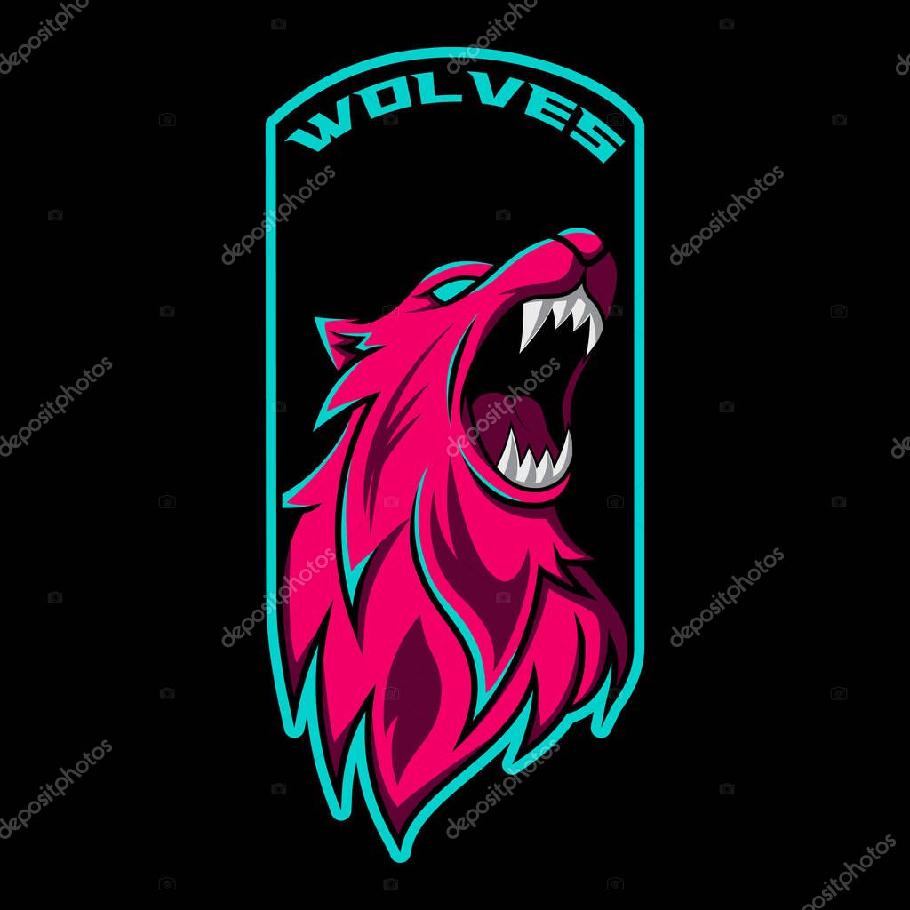 Wolves Mascot Esport Logo Design