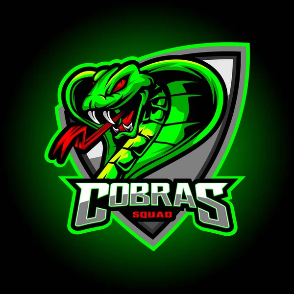 Logotipo De Jogos Mascot De Cobra Para O  Do Streaming