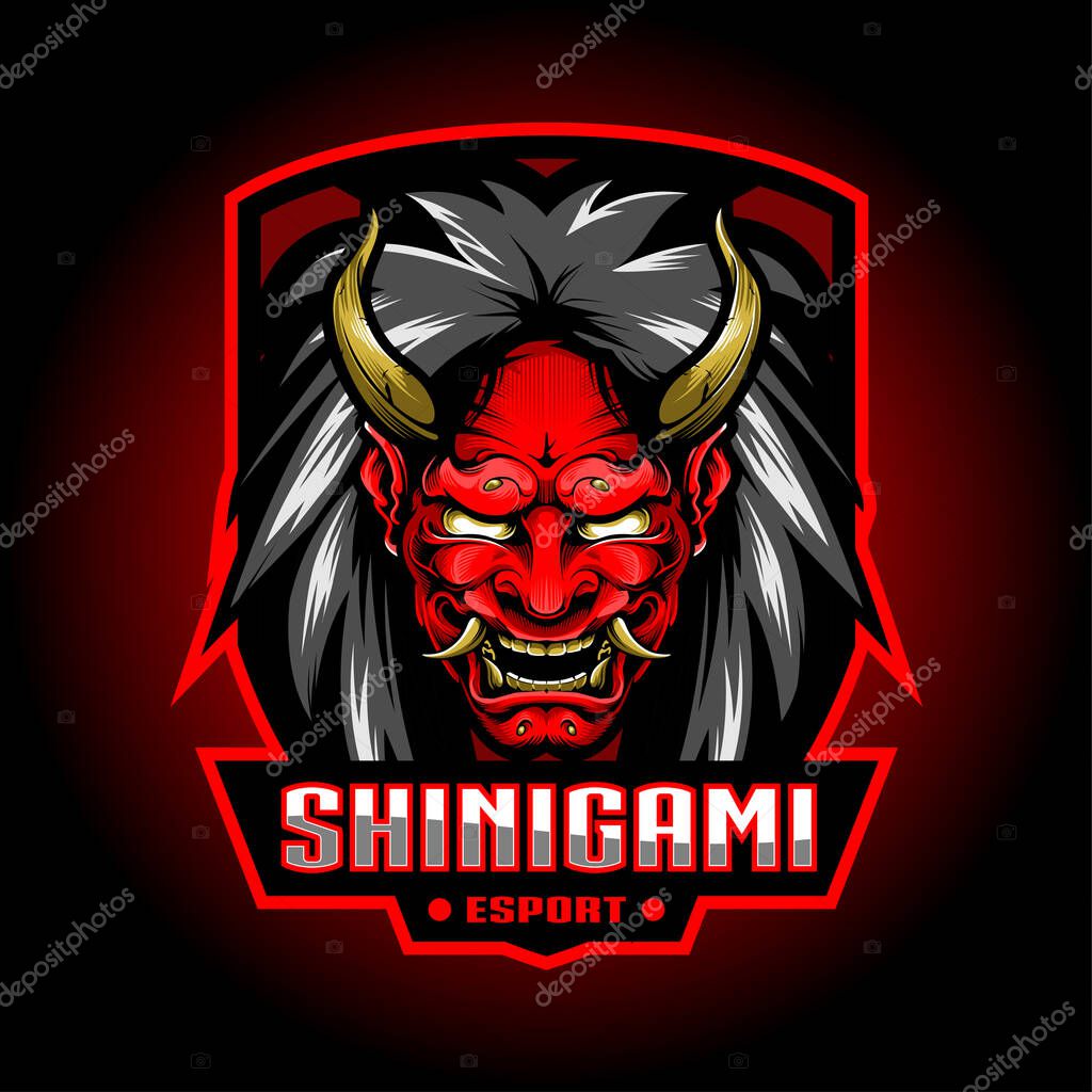Shinigami Esport Mascot Logo Design