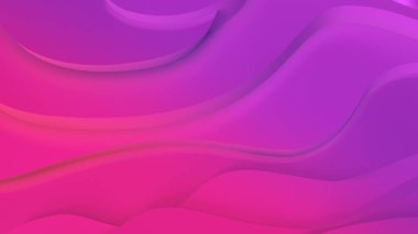Zarif mor ve pembe neon renk. Rahatlama. Soyut topografik arka plan. Güzel sıvı tasarımı. kaotik şeritler beyaz akış oluşturur. 3d illüstrasyon