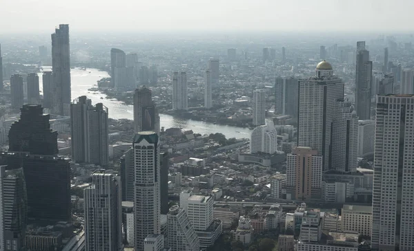 Bangkok Tailândia Dezembro 2018 Vista Panorâmica Metrópole Bangkok — Fotografia de Stock